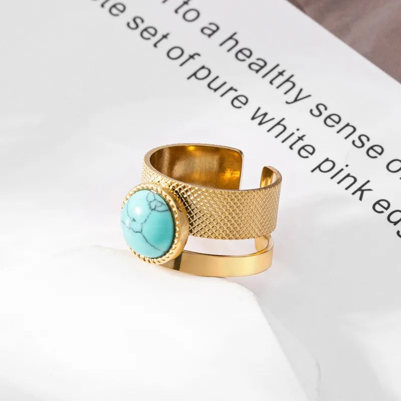 Anillo de acero Vintage