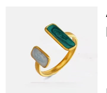 Anillo de acero abierto