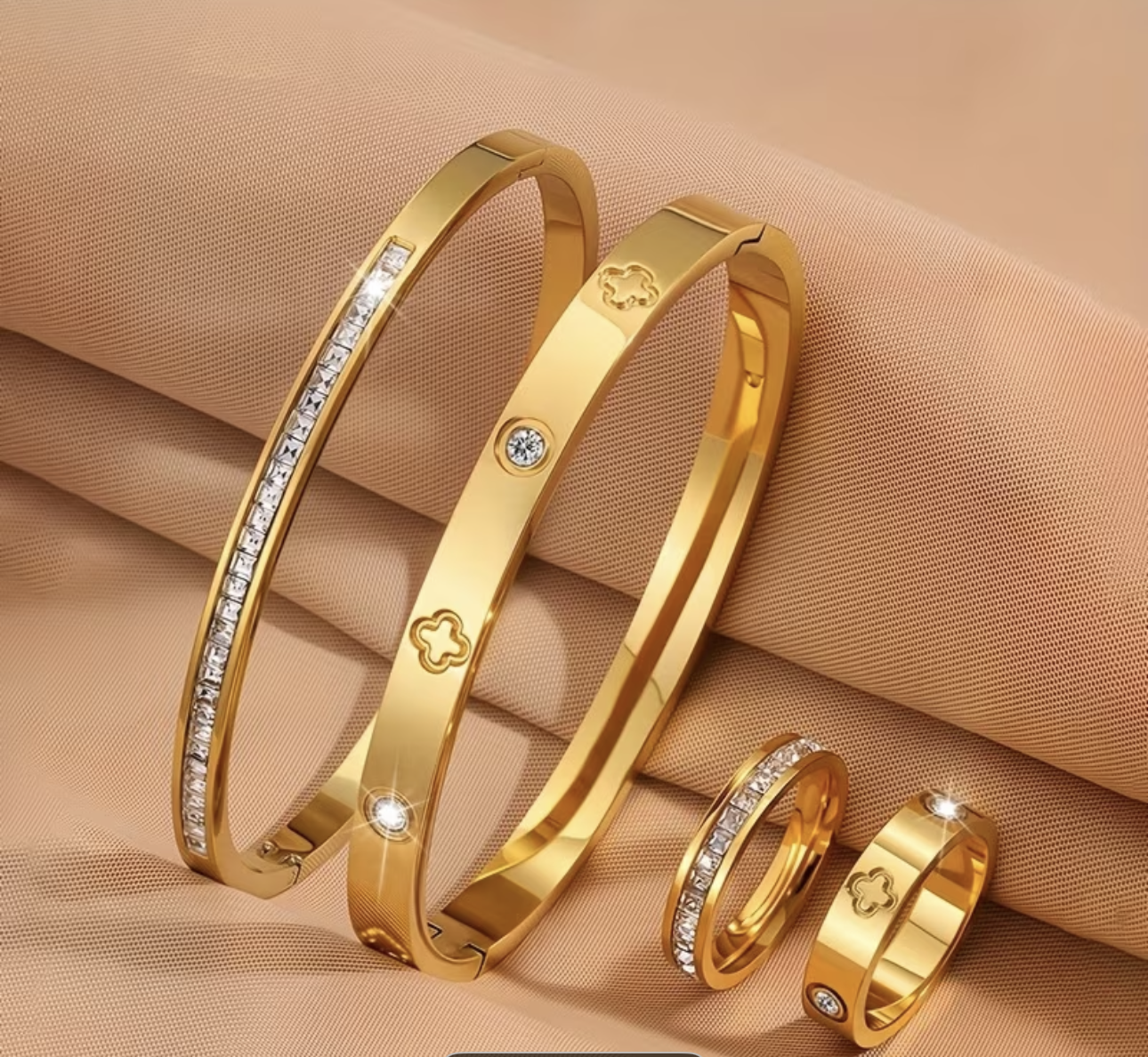 Juego de Brazalete estilo Van-Cleef
