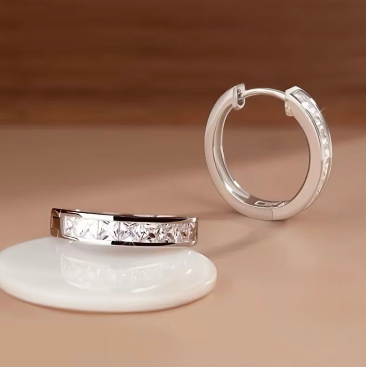 Aretes de plata