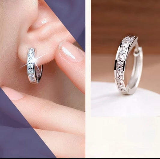 Aretes de plata