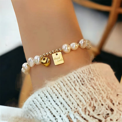 Pulsera de perla de agua dulce