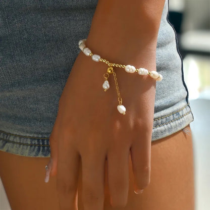 Pulsera de perla de agua dulce