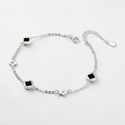 Pulsera de plata Van Cleef
